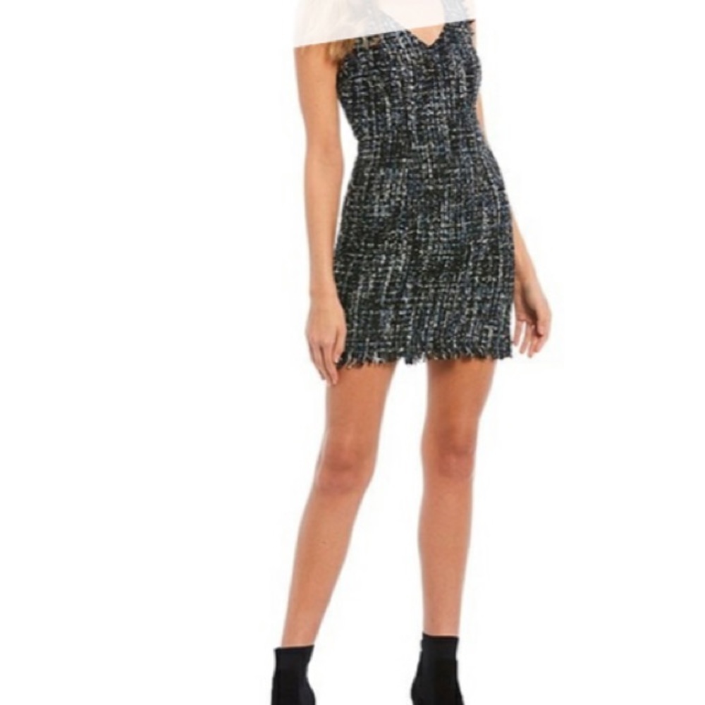 Tweed Boucle Sheath Dress
